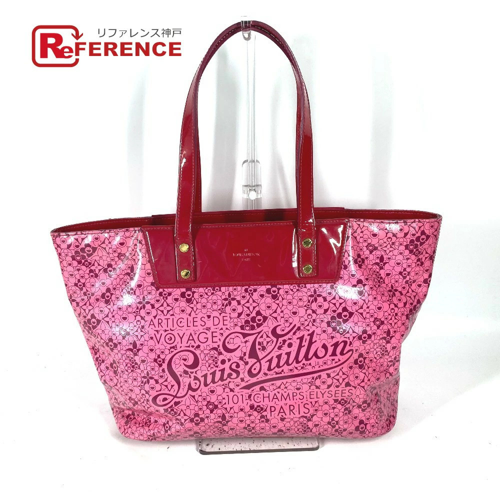 LOUIS VUITTON Cosmic Blossom Takashi Murakami Shoulder Tote Bag Pink